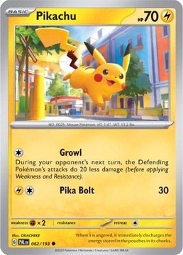 Paldea Evolved 062/193 Pikachu