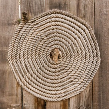 LINA JUTOWA KRĘCONA DEKORACJA SZNUR JUTOWY 36mm 5m