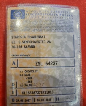 Chevrolet Kalos 1.4i 94KM 2007 Chevrolet Kalos Swiezo sprowadzony, zarejestrowany, ubezpieczony. Zaprasz, zdjęcie 2