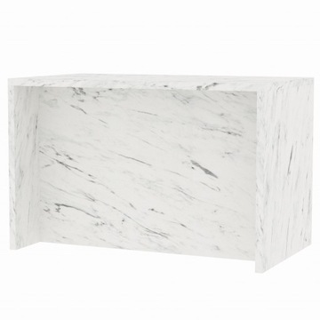 Wyspa kuchenna gotowa wyspa do kuchni 130 cm Biały marmur