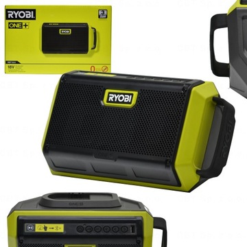 GŁOŚNIK BUDOWLANY AKUMULATOROWY BEZPRZEWODOWY BLUETOOTH 18V USB SOLO ONE+