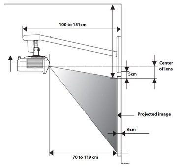 Настенное крепление EPSON ELPMB45 — ST EB52x/53x