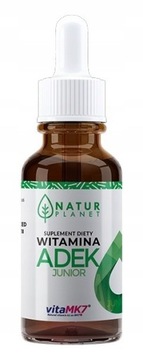 NATUR PLANET Witamina ADEK junior A+D+E+K 30 ml