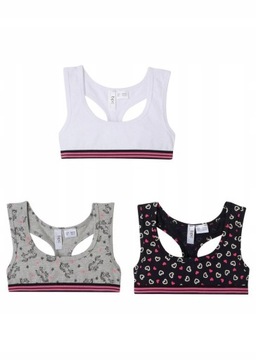 3 SZT WIELOKOLOROWY 176 2D2F21 BONPRIX TOP
