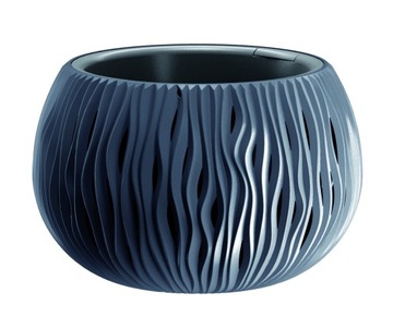 Цветочный горшок SANDY BOWL DSK480 + АНТРАЦИТОВАЯ ВСТАВКА
