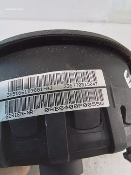 BMW 1 E81 ULOŽENÍ VZDUCHOVÁ AIRBAG ŘIDIČE 33677051504