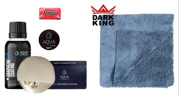 AQUA Graphene Coating - 15ml - powłoka ceramiczna + Mikrofibra Dark King