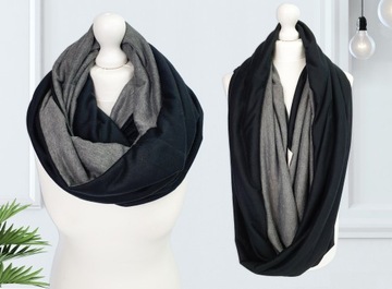 БОЛЬШОЙ ДВОЙНОЙ ШАРФ, ХЛОПОК РУЧНАЯ РАБОТА