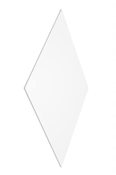 PLEXI PLEXI PLEXI MILK 24/50см тарелка 4мм стекло для полок