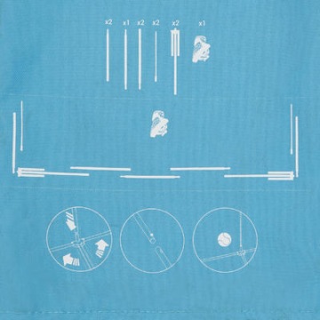 Столбы и сетка SpeedNet для бадминтона и ТЕННИСА