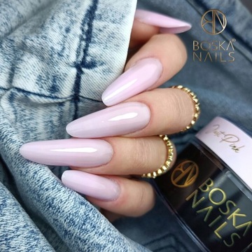 BOSKA NAILS TOP MILKY молочный гибридный лак