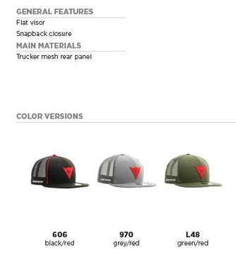 Кепка Dainese 9Fifty Trucker Snapback