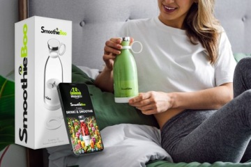 Беспроводной блендер для чашек со SmoothieBoo + зарядная станция для электронных книг