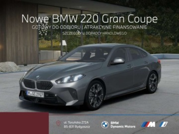 BMW Seria 2 F74 2026 BMW Seria 2 220 Gran Coupe 170 KM mHEV - M Sport - Adaptacyjne LEDy 1.5