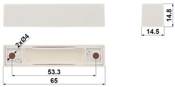 KONTAKTRON BOCZNY MC440 ALARMTECH