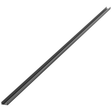 PROFIL aluminiowy do taśma LED czarny wpuszczany / natynkowy + klosz 2M