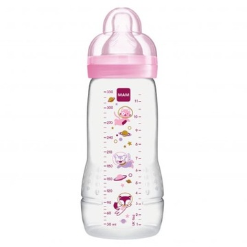 Butelka różowa MAM Easy Active 4m+ 330 ml odcienie różu