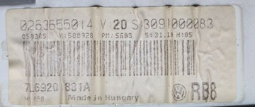 PŘÍSTROJOVÁ DESKA BUDÍKY 7L6920881A VW TOUAREG I