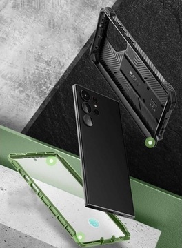 Чехол IBLSN ArmorBox Supcase для Samsung Galaxy S23 Ultra - зеленый