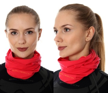 Brubeck Merino komin chusta na szyję nos i usta -S