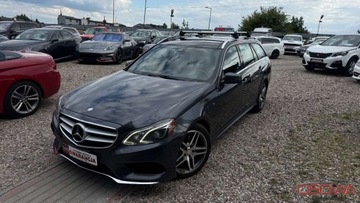 Mercedes Klasa E W212 Kombi Facelifting 350  306KM 2015 Mercedes-Benz Klasa E E350 4-Matic 7 osobowy max wersja perfect stan zamia, zdjęcie 4
