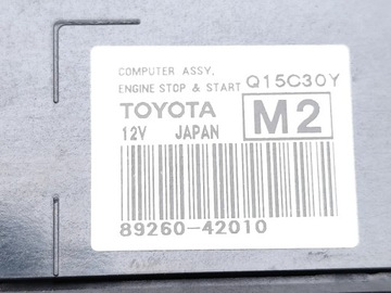 TOYOTA RAV4 JINÉ JEDNOTKA / MODUL ŘÍZENÍ 2.0 D-4D DIESEL Q15C30Y