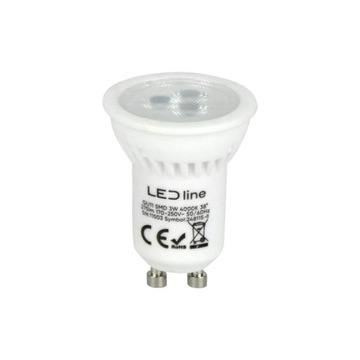 Żarówka LED GU11 3W 38° Reflektor Neutralna 4000K 330lm