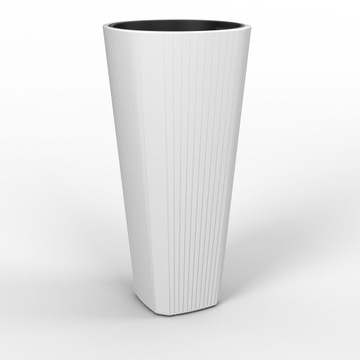 Donica MUZA śr. 39cm wys. 81cm kol. BIAŁY NOWOŚĆ!