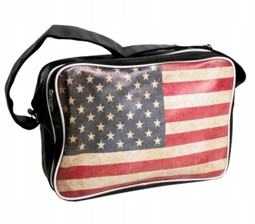LISTONOSZKA TORBA NA RAMIĘ USA AMERYKA UNISEX