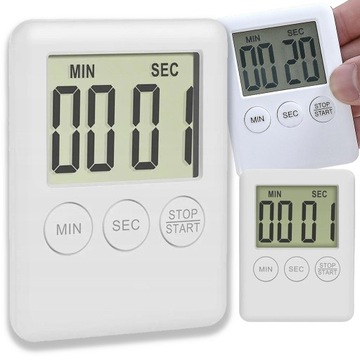 MINUTNIK KUCHENNY NA MAGNES STOPER TIMER LCD