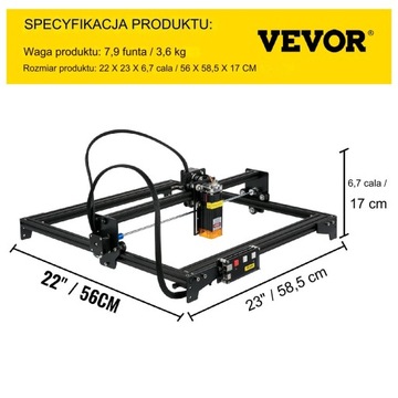 Лазерный гравер, станок для лазерной резки 5,5Вт 40х41см