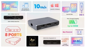 Зарядка CalDigit USB-C SOHO DOCK Gen.2 до 90 Вт 10 Гбит/с