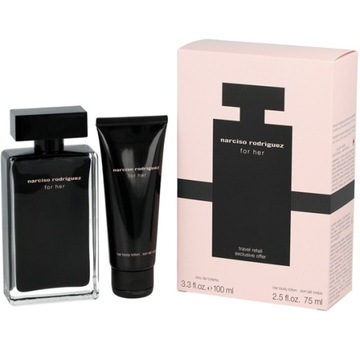 Narciso Rodriguez For Her zestaw EdT 100 ml + mleczko do ciaa 75 ml (W) P2