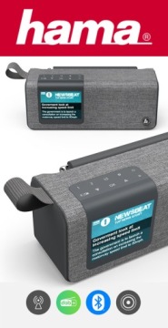 Портативная радиостанция Hama DR200BT FM DAB+ Bluetooth