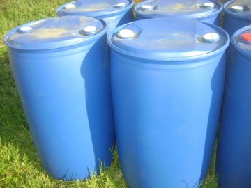 ПЛАСТИКОВАЯ БОЧКА 200л Контейнер 220л Резервуар для воды Топливный трос 2 крышки
