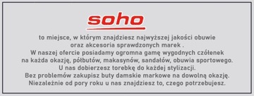 Sandały damskie SOHO 1635 Skórzane Beżowe na koturnie r.39