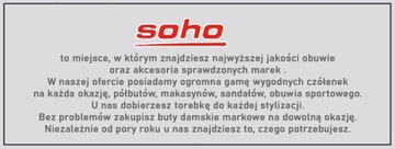 Sneakersy damskie SOHO Białe Skórzane na platformie Półbuty r.38