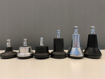 SP72 ВЫСОКИЙ ОФИСНЫЙ СТУЛ, набор из 5 ножек, СЕРЕБРЯНЫЙ, элегантный