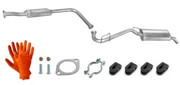 RENAULT CLIO I 1.2 1.4 (1990-1998) TŁUMIK ŚRODKOWY KOŃCOWY