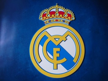 Гаджет клуба Реал Мадрид Герб на стену для гостиной, подарок мужу, парню