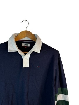 Koszulka polo Tommy Hilfiger granatowa z logiem L XL