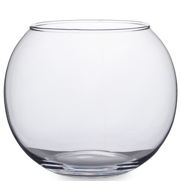 Стеклянная шаровая ваза 21 x 19см гидропоника