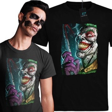 KOSZULKA MĘSKA HALLOWEEN JOKER BATMAN HORROR M