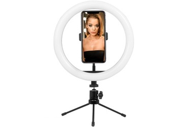 MINI LAMPA PIERŚCIENIOWA RING 25CM PILOT STATYW