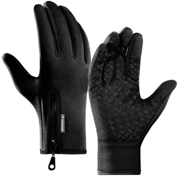 RĘKAWICE DOTYKOWE ZIMOWE RĘKAWICZKI SOFTSHELL XL