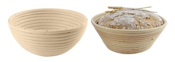 KOSZYK KOSZ RATTANOWY DO WYRASTANIA GAROWANIA CHLEBA PIECZYWA 21 CM