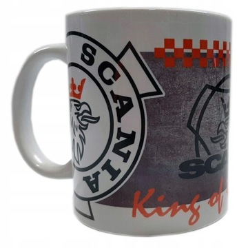 Kubek ceramiczny z nadrukiem SCANIA King of... #1