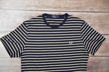 FRED PERRY _ paski T-shirt _ M