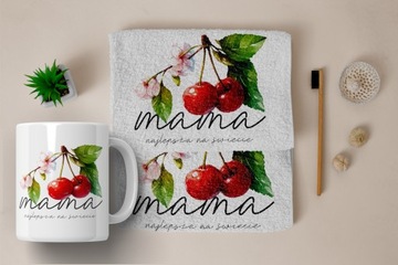 КРУЖКА - ПОЛОТЕНЦЕ - ПОДАРОК ​​МАМЕ НА ДЕНЬ МАТЕРИ ГОТОВЫЙ НАБОР