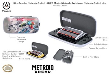 PowerA Etui Slim Metroid Dread SWITCH LITE OLED
